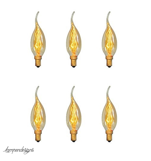 Lampadine Edison Candele 6 Pezzi,