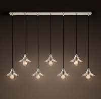 Night life pendant set 7 chrome